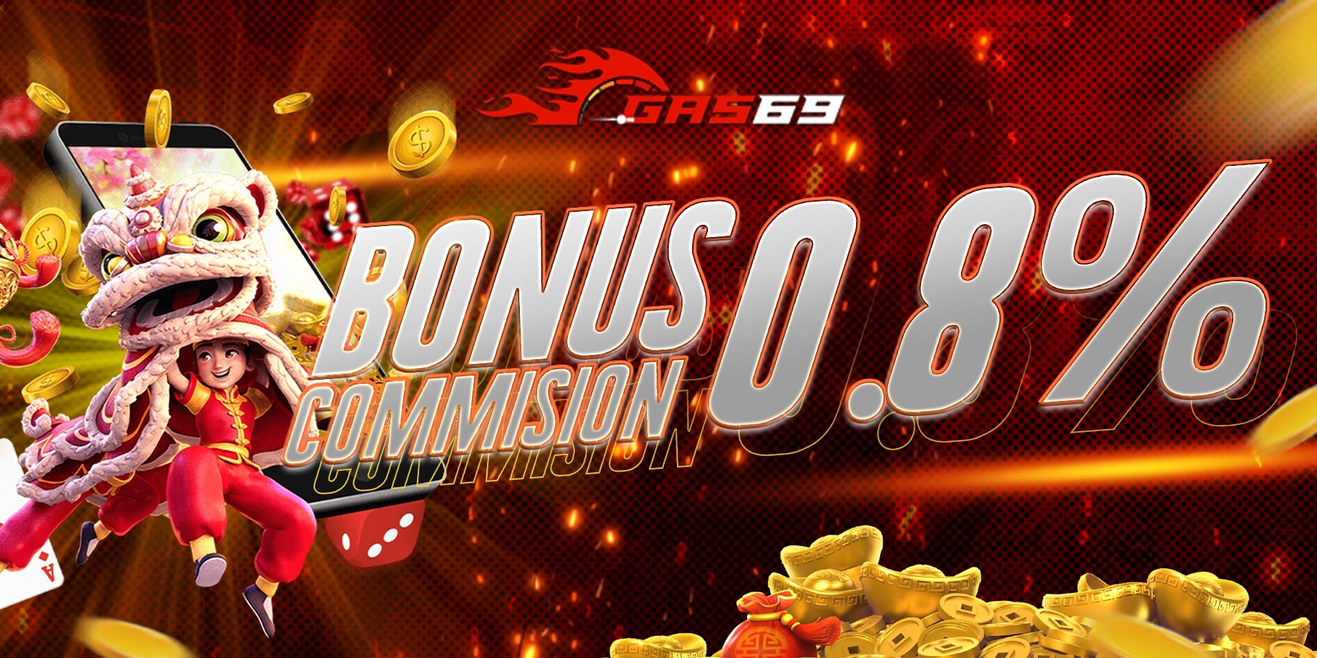 Bonus Commision 0,8%