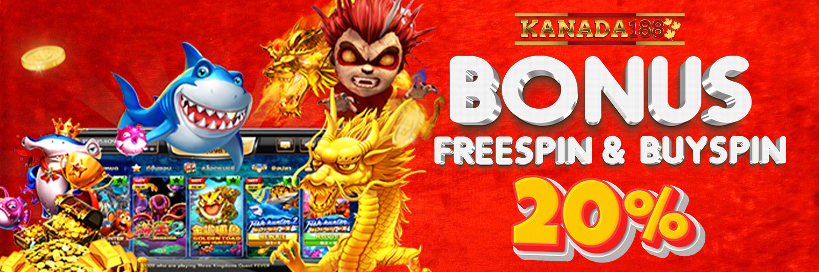 BONUS FREESPIN & BUYSPIN 20%